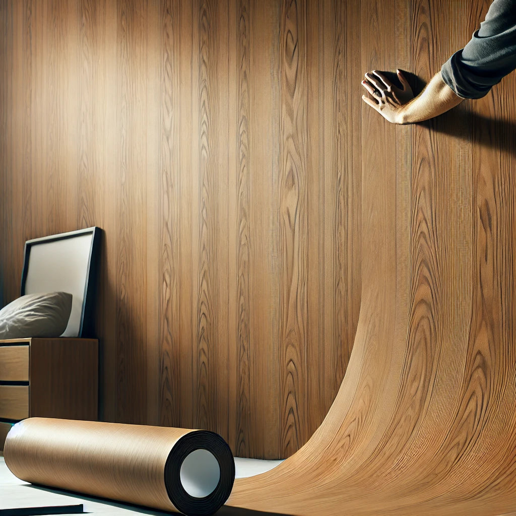 Papel Adhesivo Café Madera ($19.990)