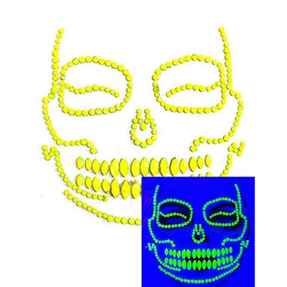 Tatoo - Catrina - Fluorecente - Cristal